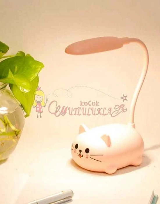 Sevimli Kalemlikli Şarjli Masa Ledi