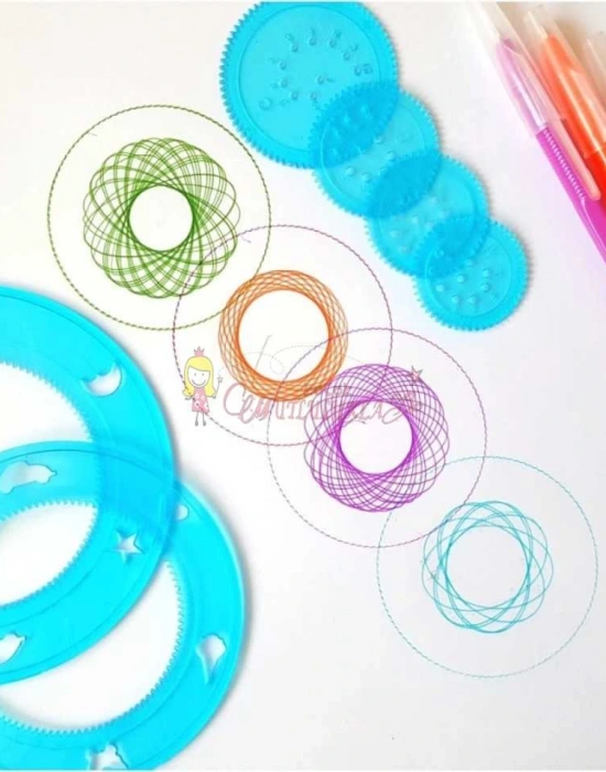 Sihirli Daireler ve Renkli Kalemler Set