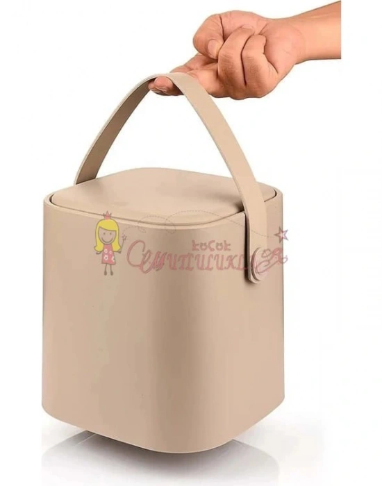 Sihirli Iç Kovalı Tezgah Üst Mutfak - Ofis Çöp Kovası 4 LT