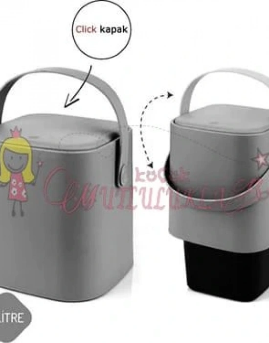 Sihirli Iç Kovalı Tezgah Üst Mutfak - Ofis Çöp Kovası 4 LT
