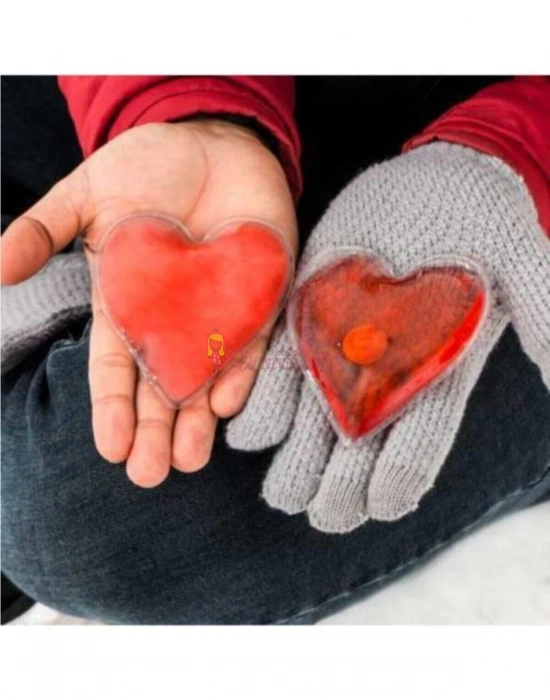 Sihirli Isıtıcı Jel Cep Soba Isıtıcı Kalp Şekilli El Cep Isıtma