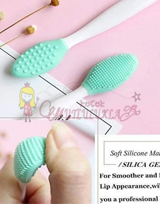 Silikon Çift Yönlü Temizleme Fırçası