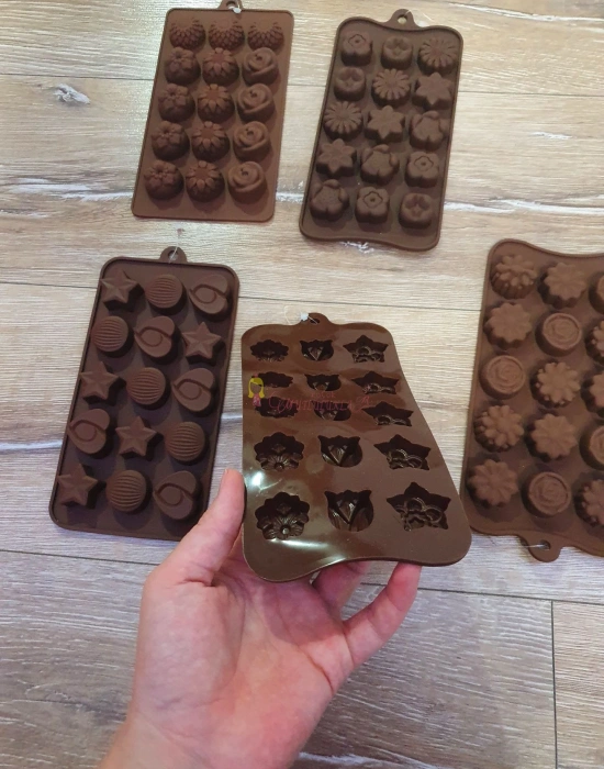 Silikon çikolata kalıbı