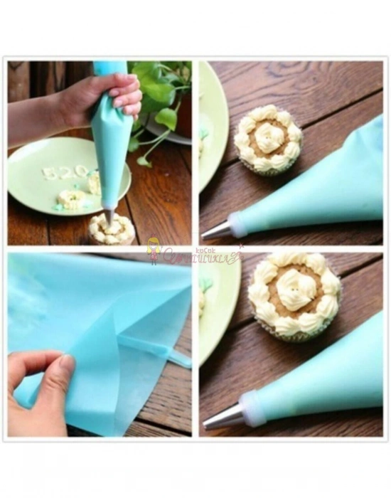Silikon Krema Torbası 30 cm