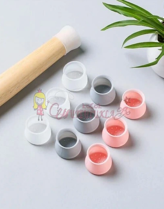 Silikon Masa ve Sandalye Ayağı İçin Kaydırmaz Çizdirmez Mobilya Çorabı 8 Adet