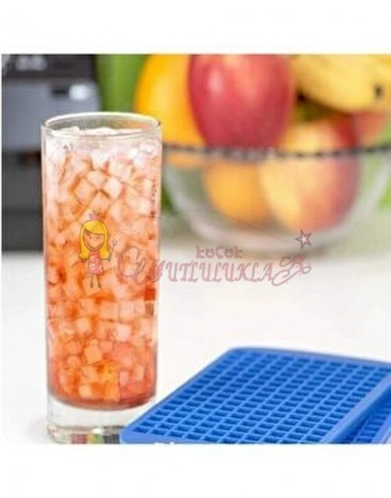 Silikon Minik Küp Şekilli Buz Kalıbı