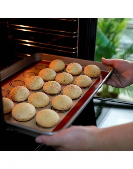 Silikon Pişirme matı Yuvarlak model tepsi matı