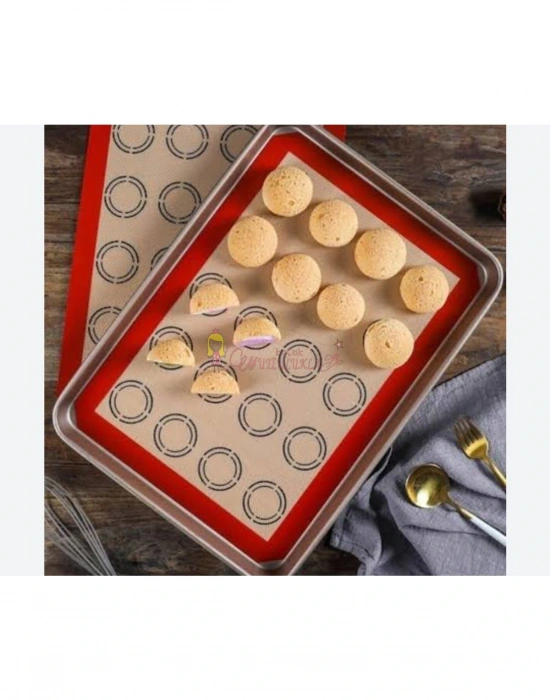 Silikon Pişirme matı Yuvarlak model tepsi matı