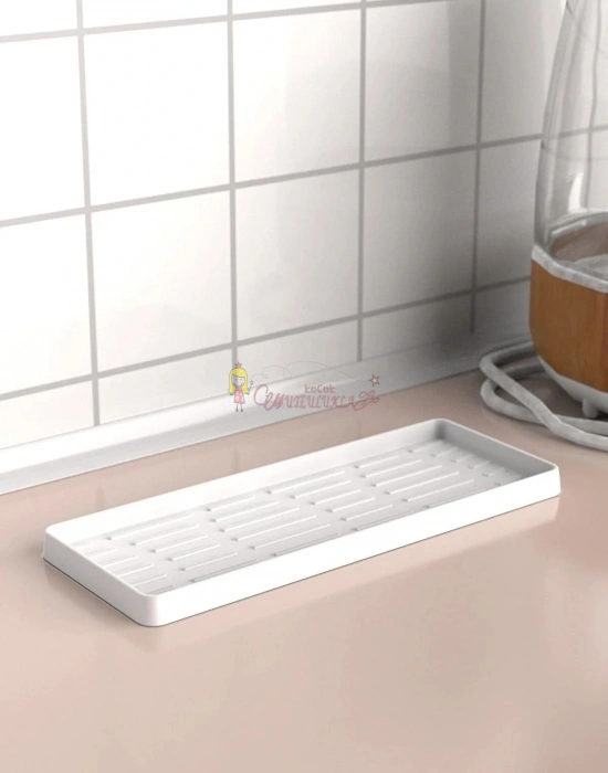 Silikon Sabunluk Organizer Mat  Çok Amaçlı Yağdanlık Altlığı Sunumluk Sıvı Sabun Standı