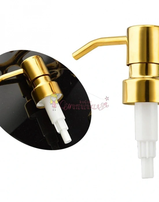 Sıvı Sabunluk Pompası Parlak - Gold