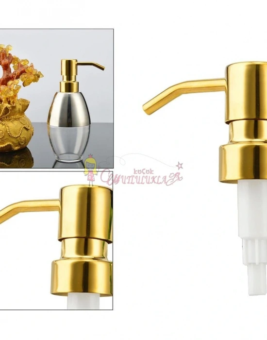 Sıvı Sabunluk Pompası Parlak - Gold