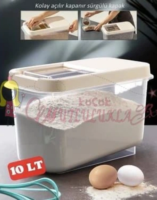 Soft Chef Multi Box 10 Lt Saklama Kabı Krem /Antrasit