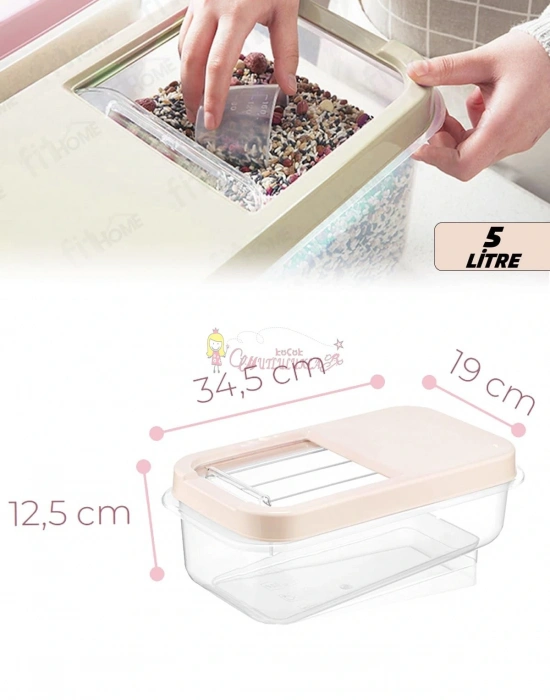 Soft Chef Multi Box 5 Lt Saklama Kabı Krem /Antrasit