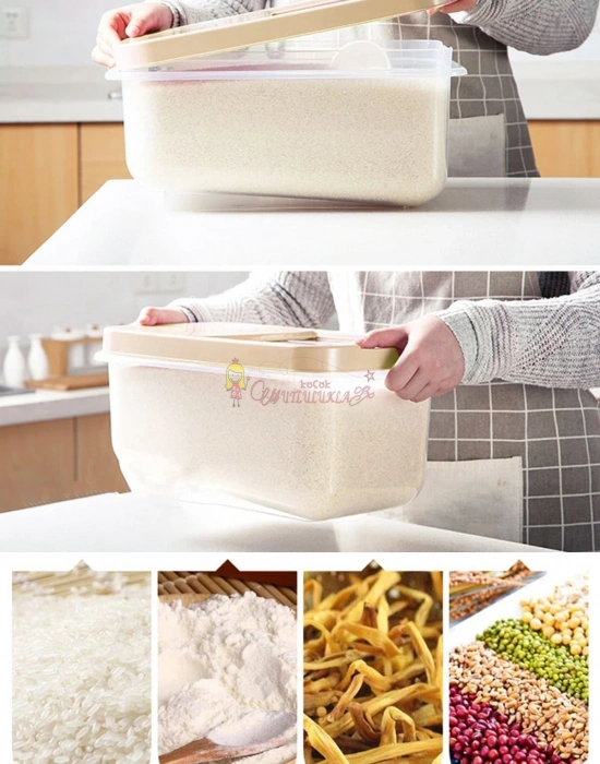 Soft Chef Multi Box 5 Lt Saklama Kabı Krem /Antrasit