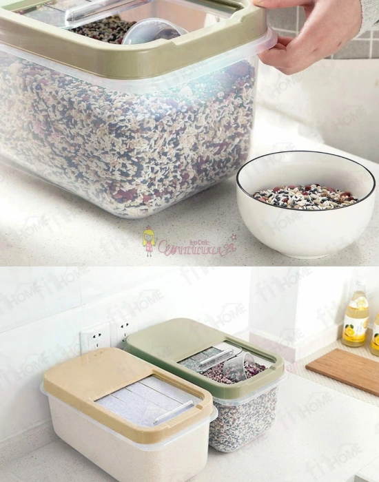 Soft Chef Multi Box 7,5 Lt Saklama Kabı Krem /Antrasit