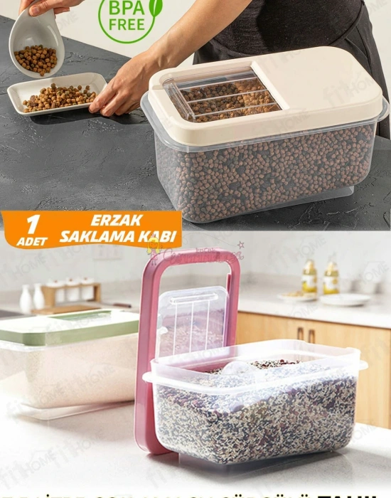 Soft Chef Multi Box 7,5 Lt Saklama Kabı Krem /Antrasit