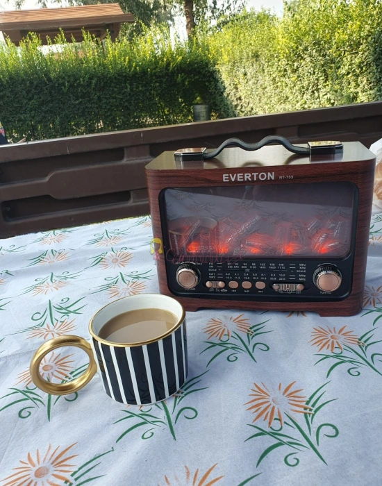 Şömine Görünümlü Nostaljik Radio