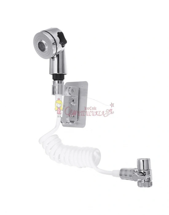 Spiral Hortumlu Banyo Ayarlanabilir Hareketli Banyo Mutfak Lavabo Musluk Duş Başlığı Duş Seti