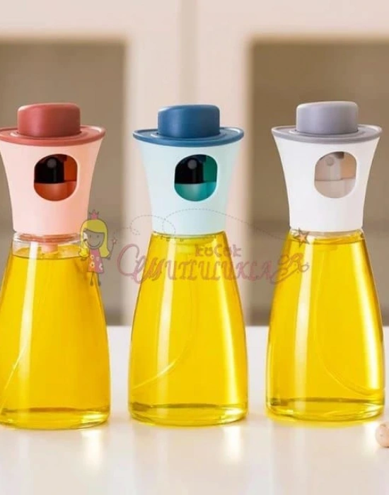 Spreyli Cam Yağ Sirke Şişesi