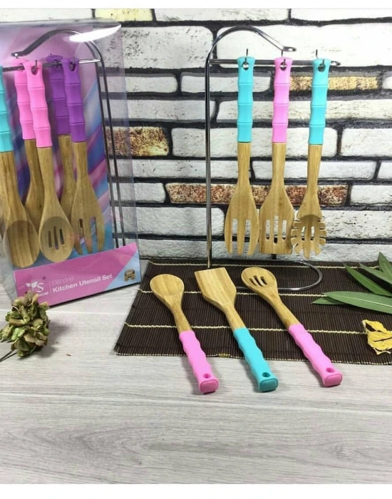 STANDLI BAMBU SILIKON KASIK SET