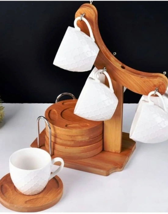 STANDLI BAMBU TÜRK KAHVE FİNCANİ