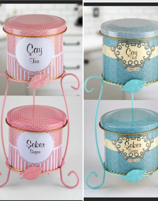 STANDLI LÜX METAL ÇAY ŞEKER