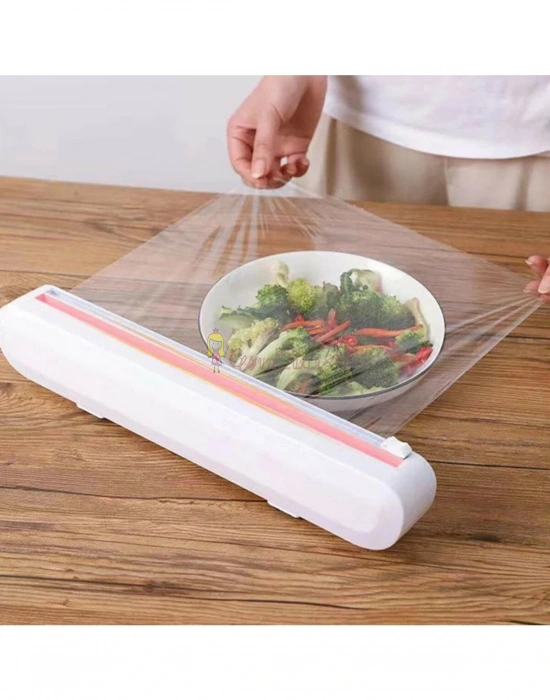 Streç Film Kesme Aparatı Streç Film Kesici Vakum Sabitlemeli Streç Film Kesim Kutusu