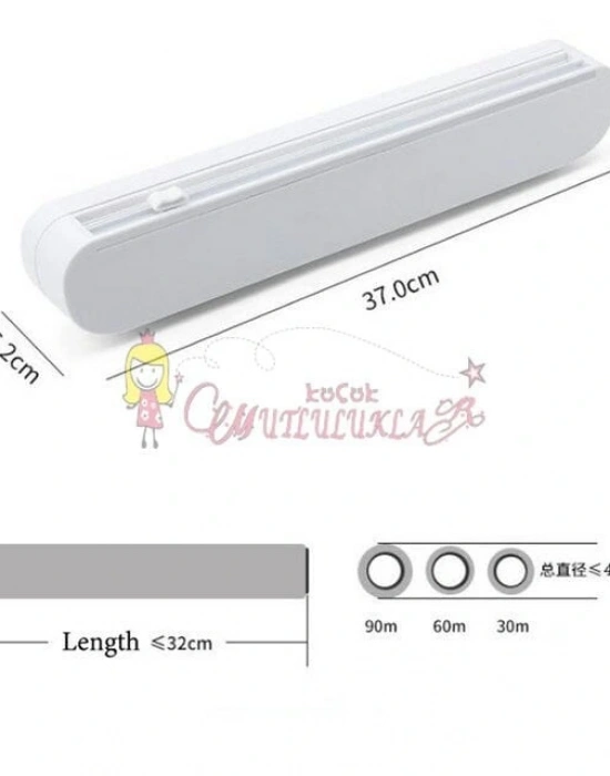 Streç Film Kesme Aparatı Streç Film Kesici Vakum Sabitlemeli Streç Film Kesim Kutusu