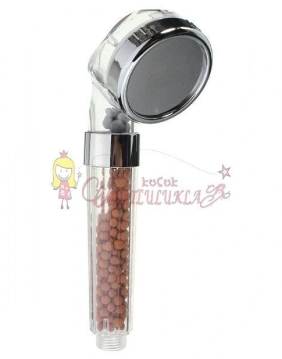 Su Tasarruflu ve Arıtmalı Doğal Taşlı Banyo El Duş Başlığı