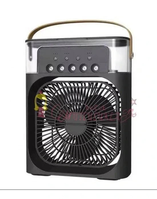 Su Ve Buz Hazneli  Masa Vantilatörü 600Ml Kapasiteli Nemlendirici Soğuk Fan Klima