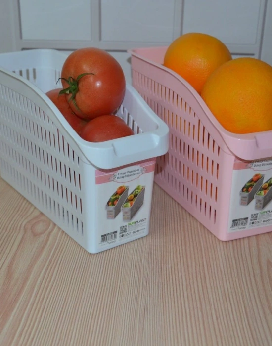 SUN PLAST RENKLİ BUZDOLABI İÇİ SEBZE MEYVE DÜZENLEYİCİ