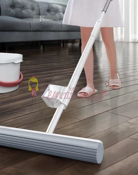 Süngerli Kendinden Sıkmalı Mop  360° dönebilen