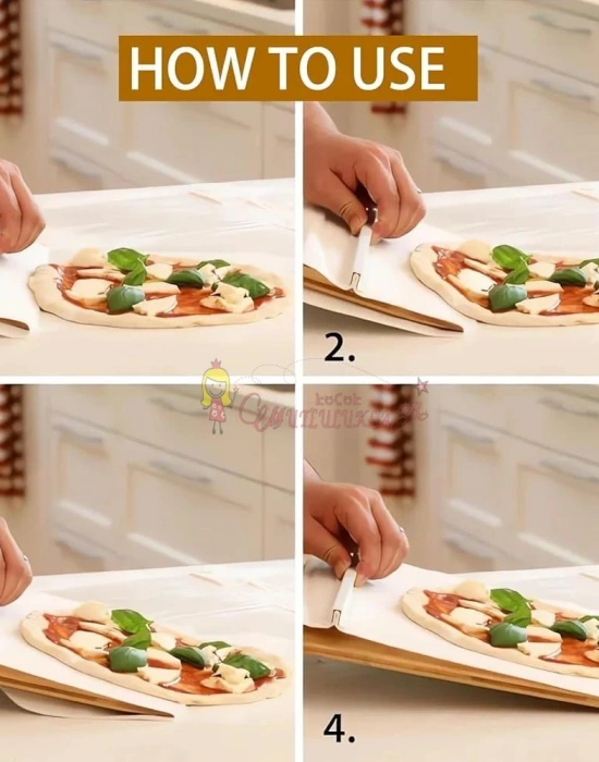 Sürgülü Büyük Boy Pizza Küreği Sürgülü Fırın Küreği Ahşap Fırın Küreği Büyük Boy Pizza Küreği