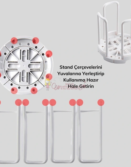 Tabak Bardak Kase Standı  Bulaşık Kurutma Tutucu Mutfak Düzenleyici
