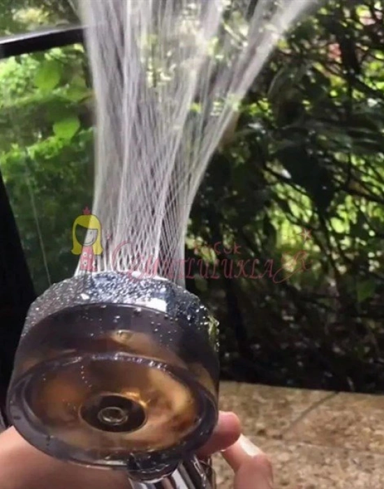 Tasarruflu Pervaneli Tazyikli Duş Başlığı 