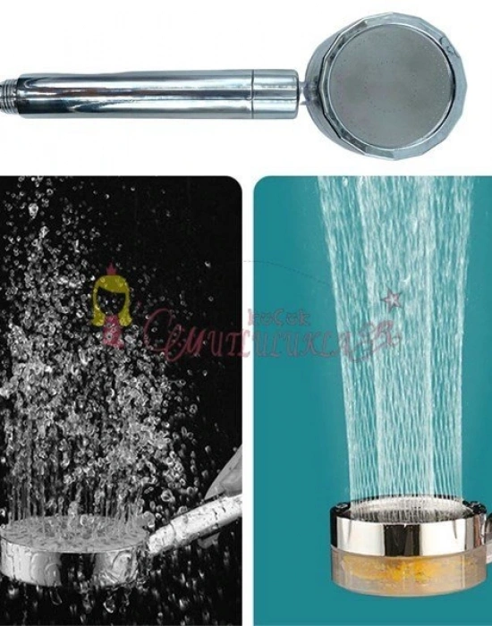 Tasarruflu Pervaneli Tazyikli Duş Başlığı 