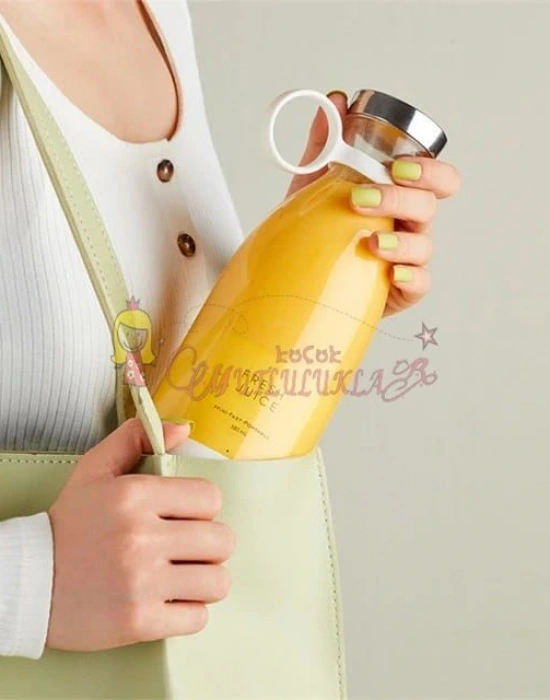 Taşınabilir Mini Hızlı Blender 420ml Meyve Sıkacağı Kupası Şarjlı