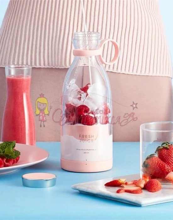 Taşınabilir Mini Hızlı Blender 420ml Meyve Sıkacağı Kupası Şarjlı