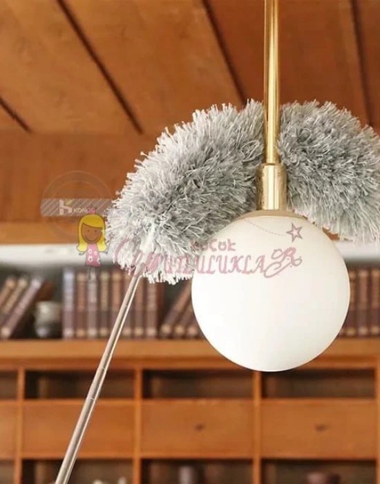 Teleskopik 3 Lü Mikrofiber Toz Alma Mop Seti