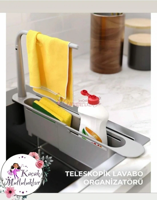 Teleskopik mutfak Sabunluk Organizer