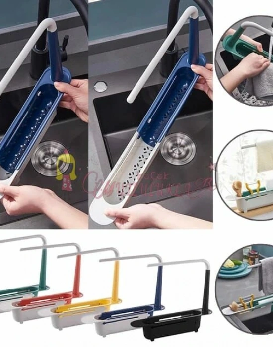 Teleskopik mutfak Sabunluk Organizer