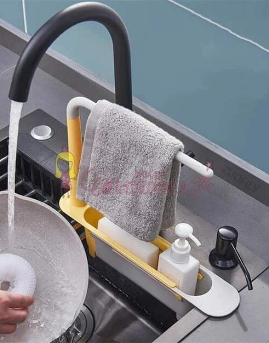 Teleskopik mutfak Sabunluk Organizer