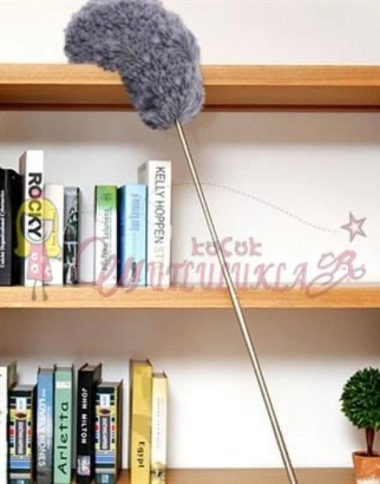 Teleskopik Saplı Mikrofiber Toz Püskülü Fırça
