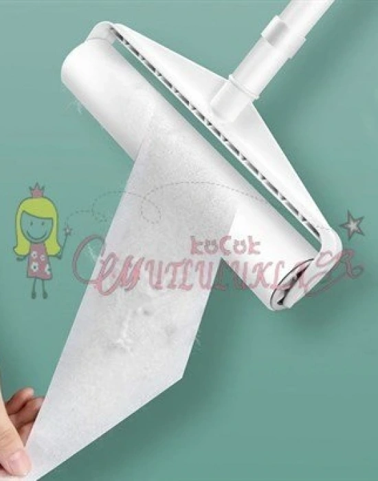 Teleskopik Saplı Yapışkanlı Tüy Rulosu