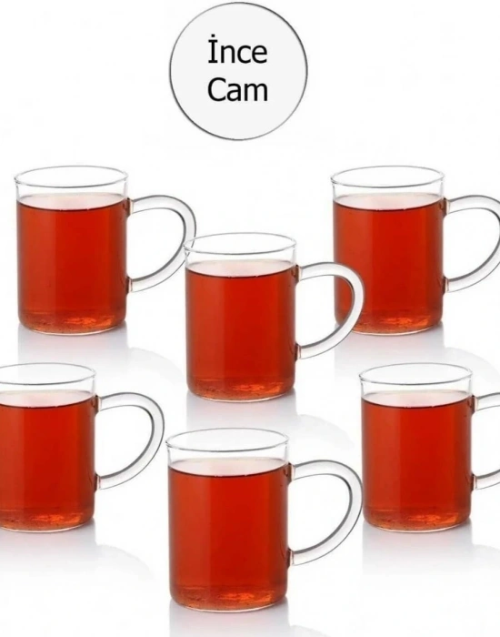 TERMISIL ISIYA DAYANIKLI CAM KUPA 3LU