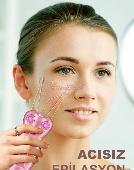 Tüy Alma Makinesi Hair Remover Pembe Renk