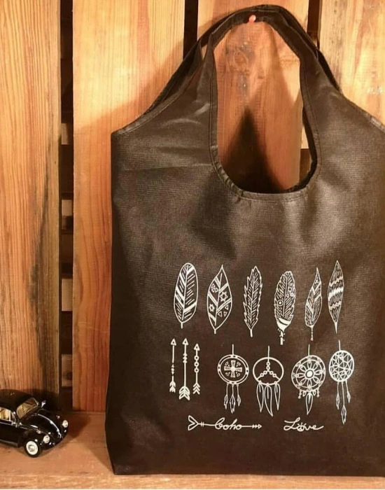 TÜY DESEN BEZ ÇANTA