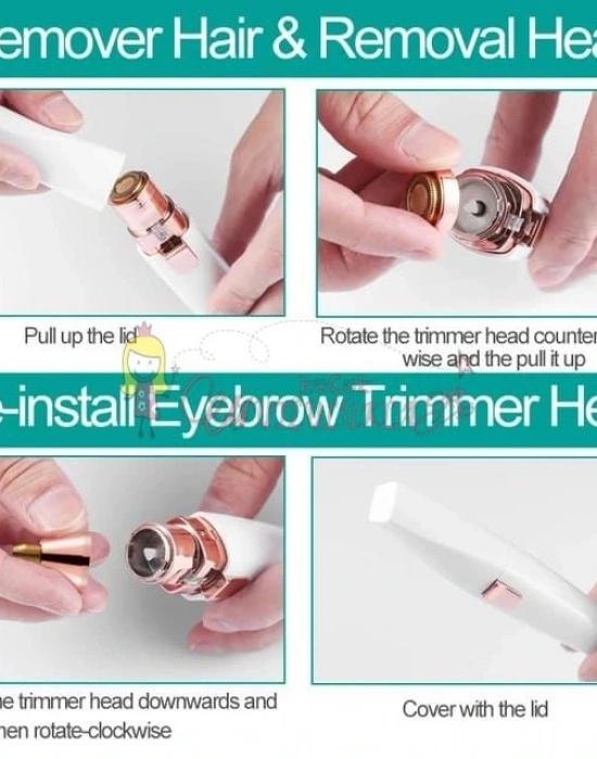 Tüy Kıl Alma Kaş Bıyık Unisex Yüz Bakım Epilasyon Aleti Çift Başlıklı