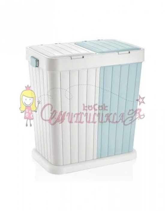 Twins İkili Çok Amaçlı Çamaşır Sepeti 80 lt