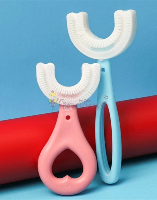 U Şekli Bebek Diş Fırçası Yeni Nesil Fırça 0-6 YAŞ